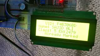RF Card Attendance System with ESP-32.