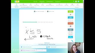 IXL | Graph inequalities on number lines Quick Review for Homework