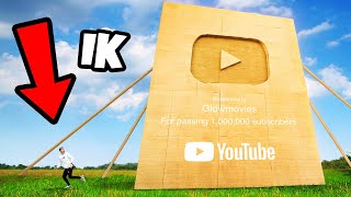 Ik Bouwde De 1.000.000 Gouden Playbutton!