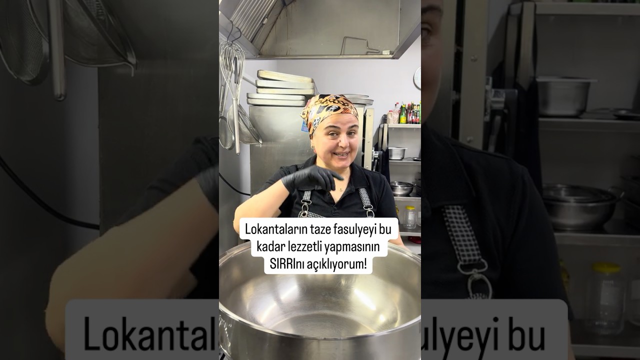 Lokantaların taze fasulyeyi bu kadar lezzetli yapmasının SIRRINI açıklıyorum! Lokantaların taze fasulyeyi bu kadar lezzetli yapmasının SIRRINI açıklıyorum!