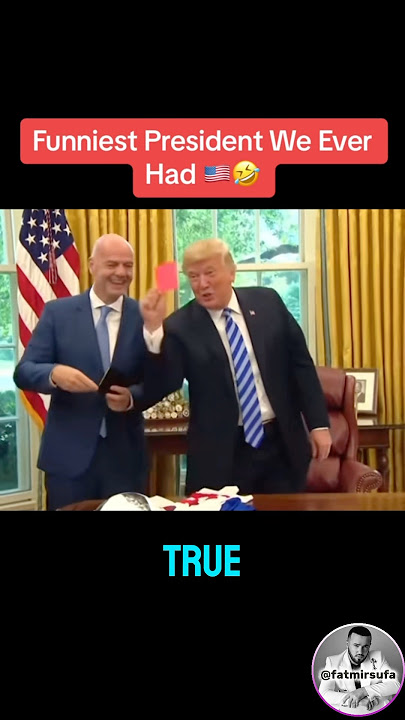 Donald Trump throws the red card!🫡😂 #donaldtrump #funny #moments #trump #trumpnews #trump2025 #usa