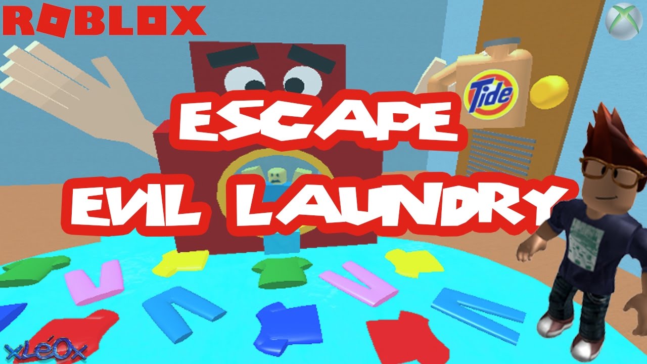Roblox Escape Evil Laundry Obby YouTube