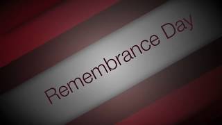 Remembrance Day. Never Forget, Always Remember.