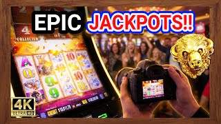 😱OMG! EPIC JACKPOTS in HIGH LIMIT BET👉Buffalo Gold Collection Slot