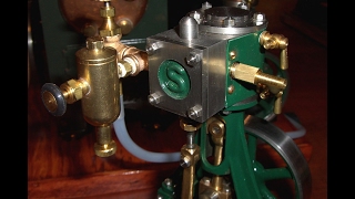 STUART MODELS 10V STEAM ENGINE RUNNING ON COMPRESSED AIR