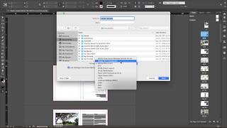 How to Export a PDF and Package a Document in InDesign
