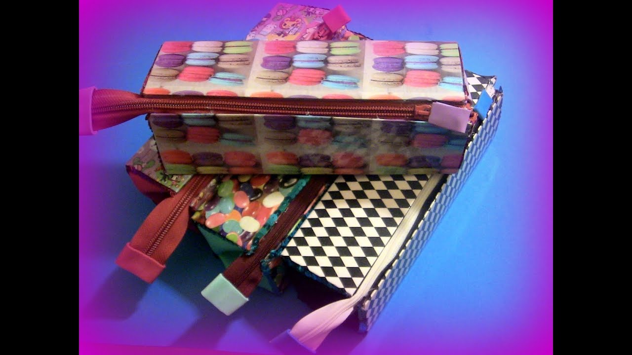 ✂️DIY: Astuccio 👝con carta regalo, cartone e gomma crepla o fommy - Facile ed economico😍