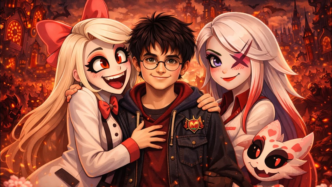 What If HARRY POTTER Was Adopted By Charlie & Vaggie! Heirdom Of The Hazbin Hotel!