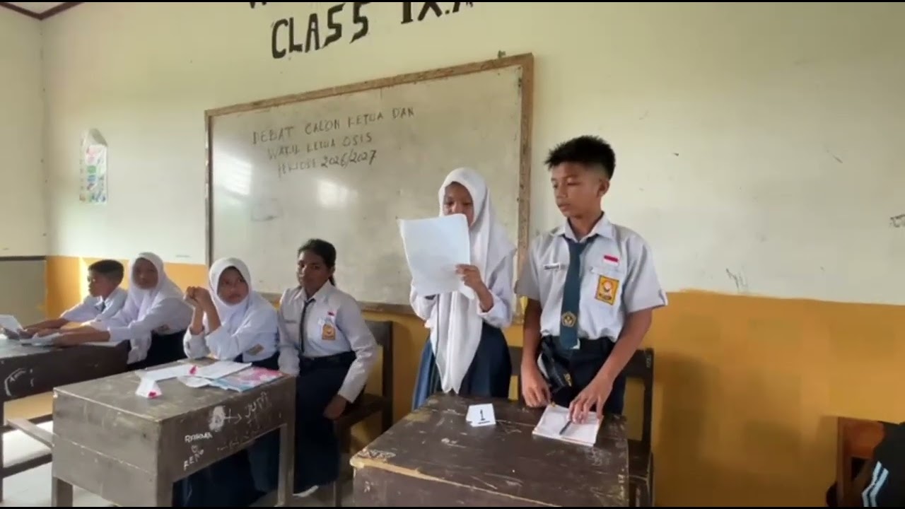 Debat Kandidat Ketua&Wakil Ketua OSIS Periode 2026/2027 Sekaligus Pemilihan Langsung OSIS yang Baru