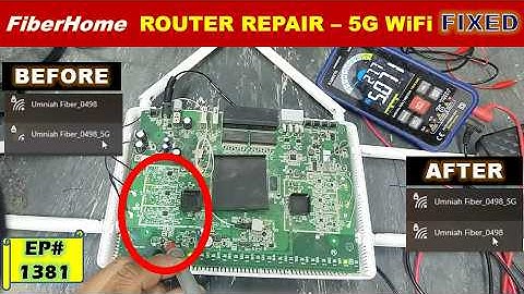 {1381} FiberHome Wireless Router Repair | 5G WiFi Band No Signal Fixed – You Will Love This Trick