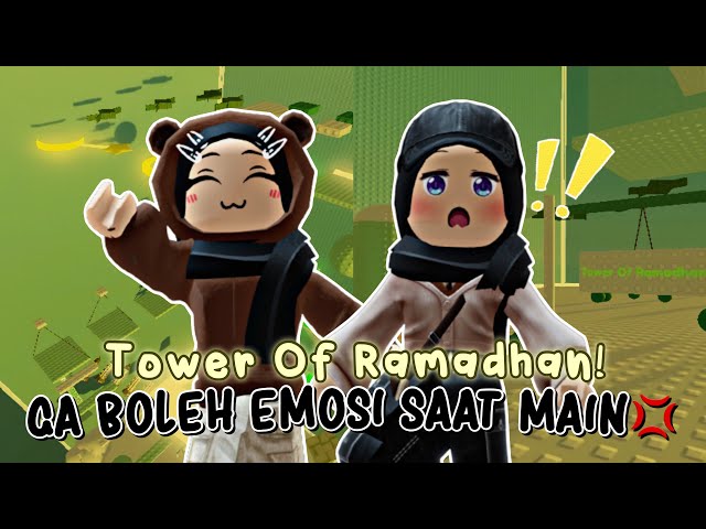 Tower Of Ramadhan🕌! Ga Boleh Emosi + Ga Boleh Pakai Coil 😬❕| Roblox Indonesia 🇮🇩 | class=