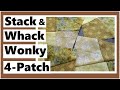 Stack & Whack Wonky 4 Patch Quilt Block Tutorial