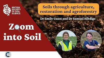 Zoom into Soil: Soils through agriculture, restoration and agroforestry
