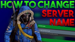 How To Change Rust Server Name
