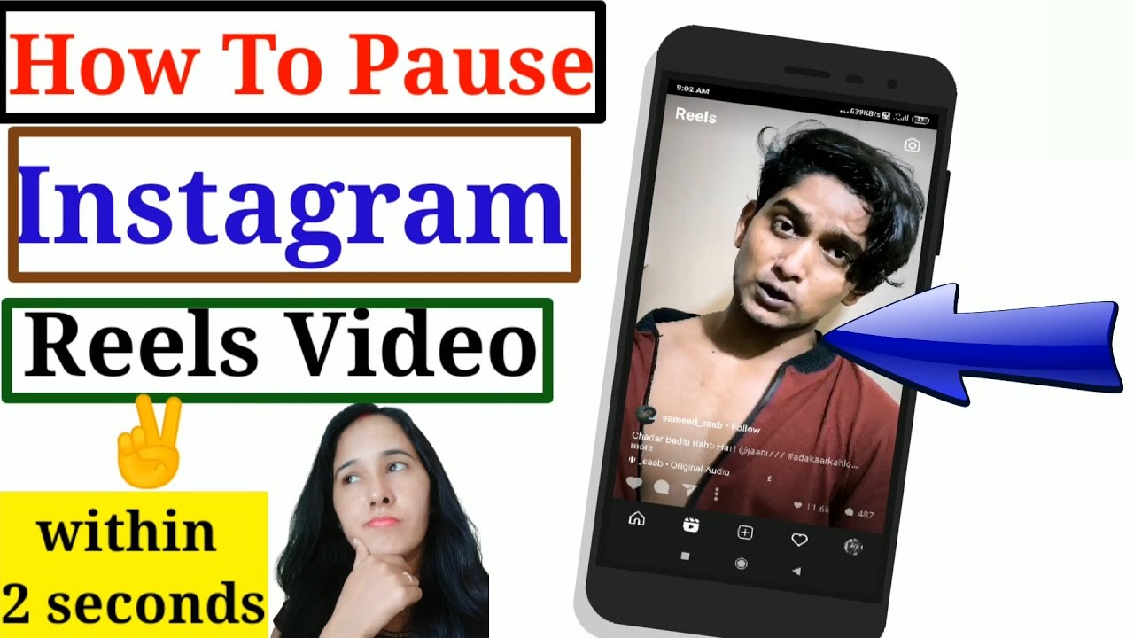 How To Pause Instagram Reels || How To Pause Reels Instagram || How To