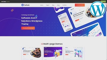 Softek Software & IT Website ★ WordPress Themes & Templates ★