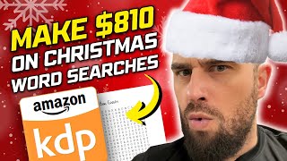 Make $810 With Christmas Word Searches for FREE on Amazon KDP