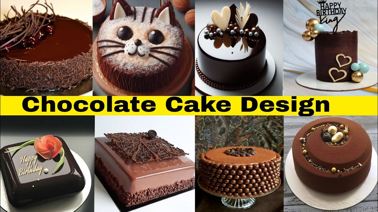 Chocolate Cake Design Ideas for Birthday/Chocolate Cake Decorating ldeas/Birthday Cake Design 