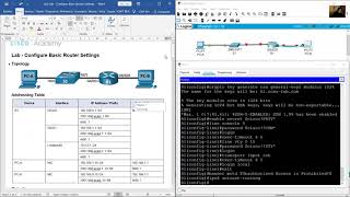 1.6.2 Lab - Configure Basic Router Settings