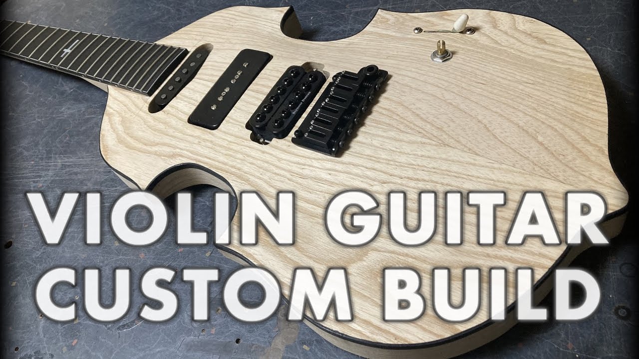 ギター製作】バイオリンギターを作ります【18本目】Building Electric