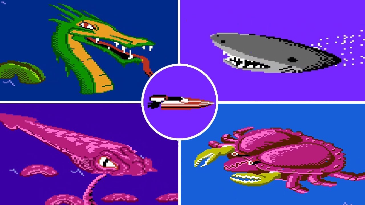 Game n°151 - Cobra Triangle ( NES ) All bosses