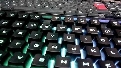 Cosmic Byte Corona keyboard sound test