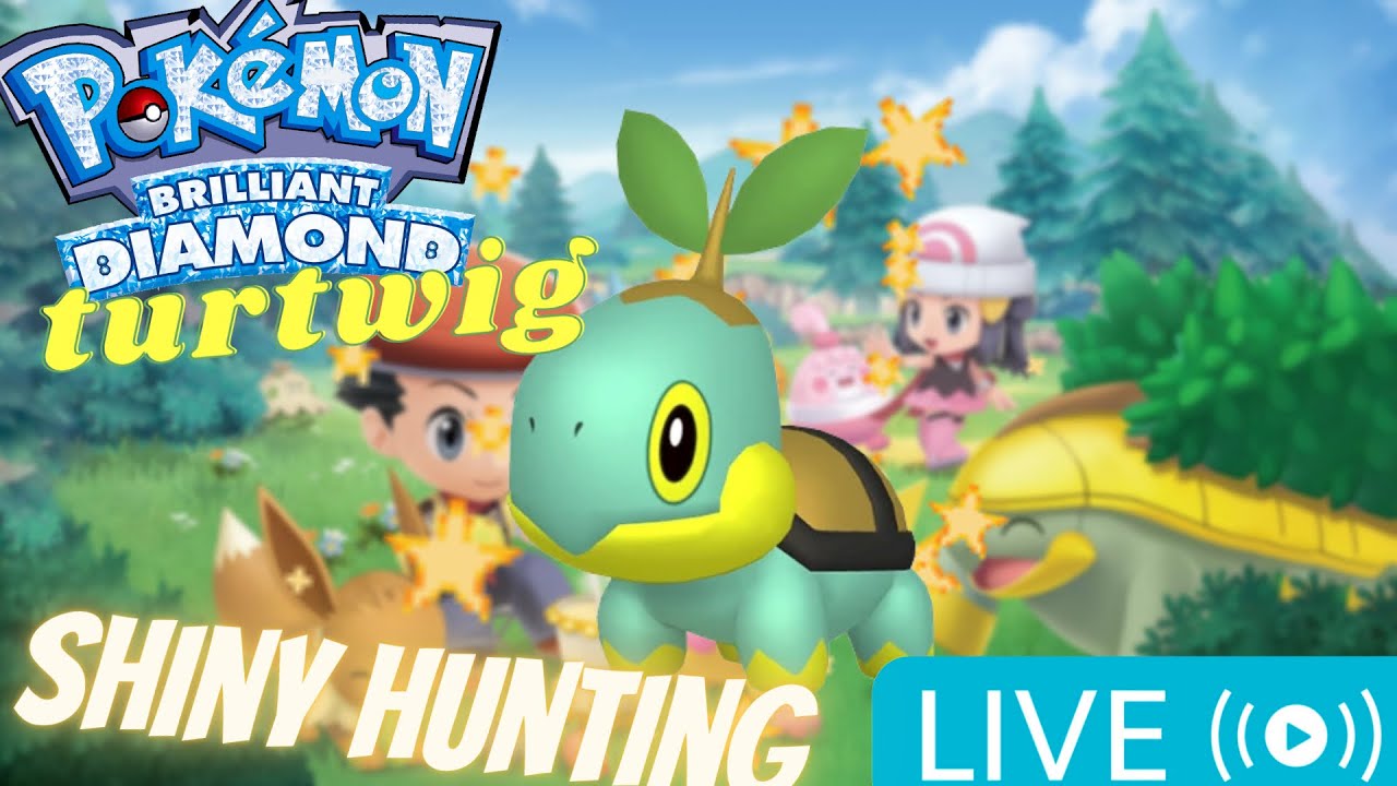 Pokémon brilliant diamond shiny hunting for turtwig YouTube
