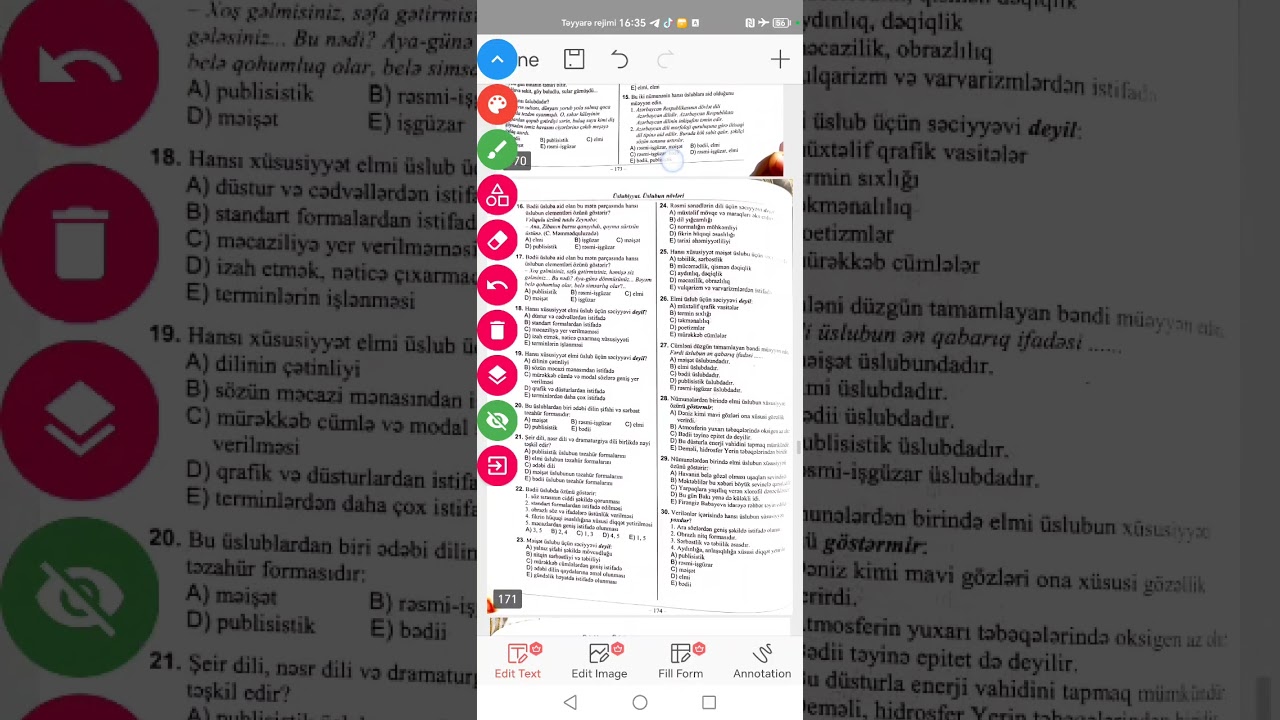  Azərbaycan dili Üslubiyyat 1-50-ci testlər
