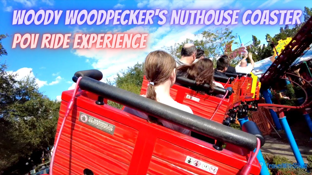 Woody Rides Woody Woodpecker's Nuthouse Coaster | POV Ride Experience - Universal ...