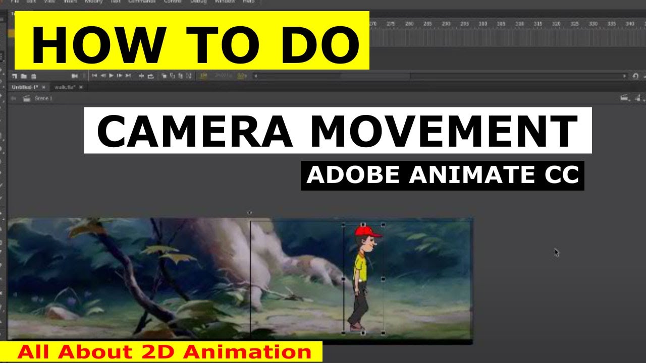 How to use Camera in Animate CC Animate CC - YouTube