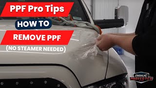Paint Protection Film Removal (DIY) | How To Remove PPF Wrap (Step by Step) | No Steamer Needed!
