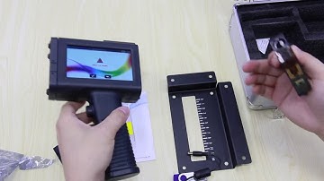 Unpacking inspection and accessories instructions for BENTSAI Handheld Inkjet Printer BT-HH6105B1