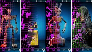 FNAF AR Security Breach Ruin AR Animatronics Workshop Animations #2