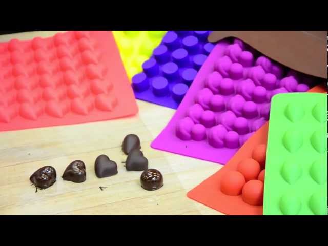 Making Chocolate Truffles Using The Truffly Made Molds 