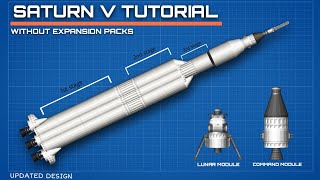 How to build the Saturn V rocket without expansion packs in Spaceflight simulator version 1.52 screenshot 5