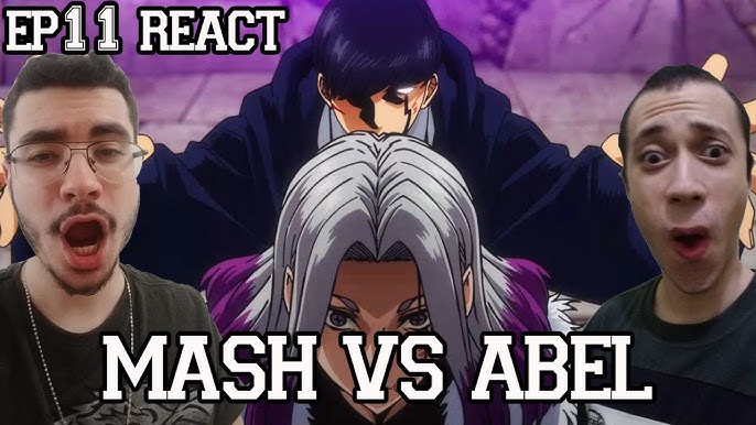 REACT - Mashle vs Visionário Divino - Episódio 10 de Mashle - #anime #mashle  #animes #react #geek 