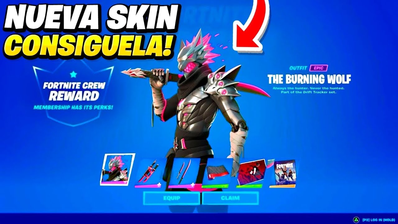 Como CONSEGUIR la NUEVA SKIN *LOBO ARDIENTE* en FORTNITE😱🔥 NUEVA SKIN