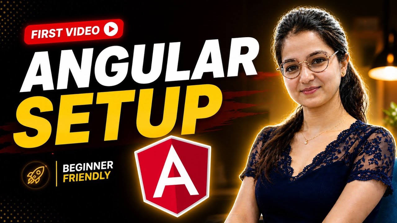Angular 21 Project Setup Like a Pro | Install CLI + First Project - YouTube