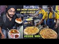 Manek Chowk - Most famous LATE NIGHT street food in Ahmedabad | Manekchowk Food Market | Veggie Wah