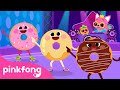 Dancing Disco Doughnut D-I-S-C-O | Yum Yum Snacks Songs | Pinkfong Ninimo