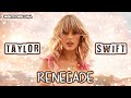 Taylor Swift, Big Red Machine - Renegade (Lyrics) | Nightcore