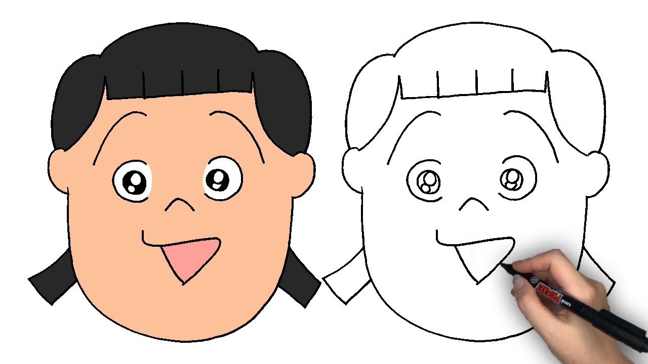 サザエさんの花沢さんの描き方 How To Draw A Hanazawasan 1 Youtube