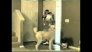 Woman's white socked feet