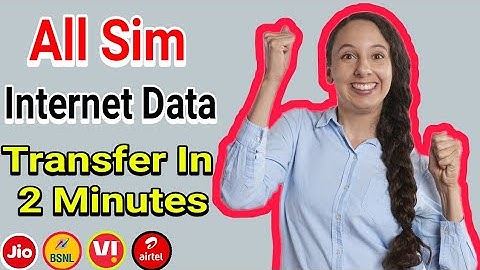 Internet Data Transfer Kaise Karen 2021 | How To Transfer Internet Data To Another Mobile