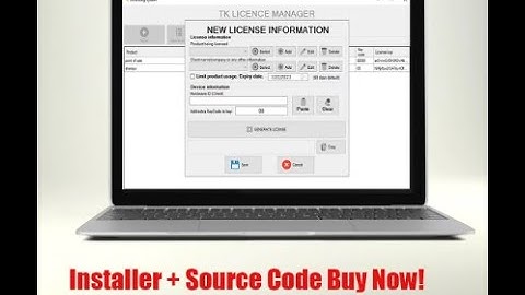Licensing Software using  c#full and vbnet  source code