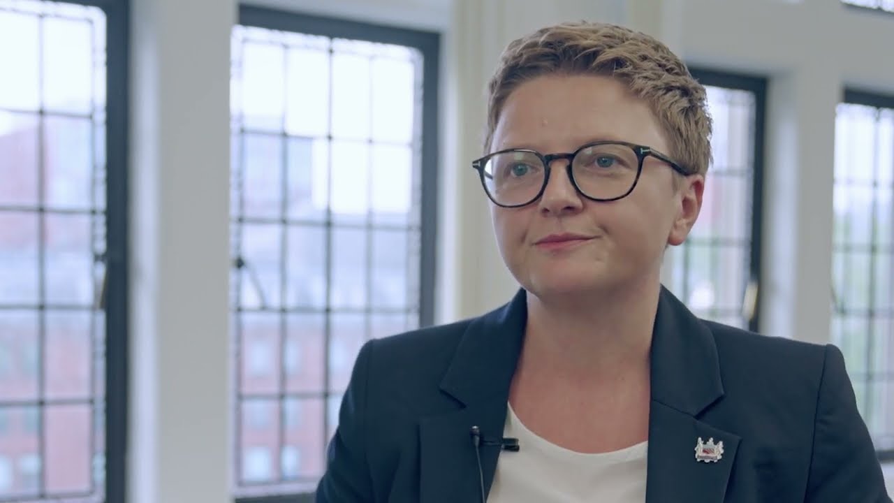 Bev Craig, Leader of Manchester City Council, discusses Manchester @ EXPO REAL 2023