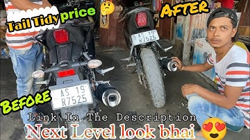 Tail Tidy installation On R15 V4 😍 || Yamaha R15 V4 Full Modification 🔥