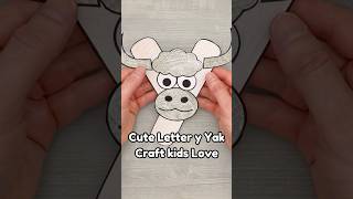 This CUTE Letter Y Yak Craft Is a Hit!