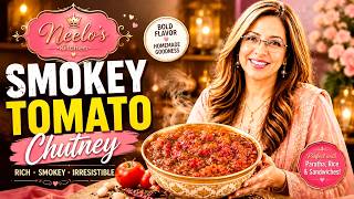 Smokey Tomato Chutney | Homemade & Full of Flavour | Neelo's kitchen
