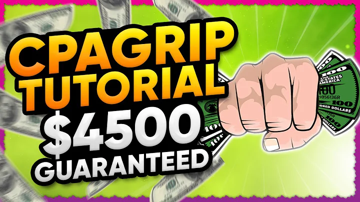 CPAGRIP Tutorial $4500 Guaranteed (CPA Marketing F...